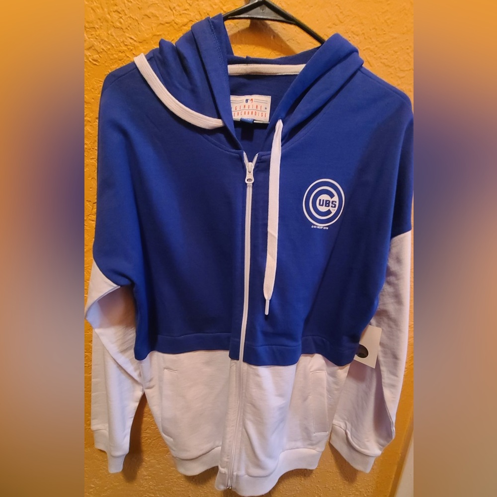 Chicago Cubs multi color zipper hoodie Size medium